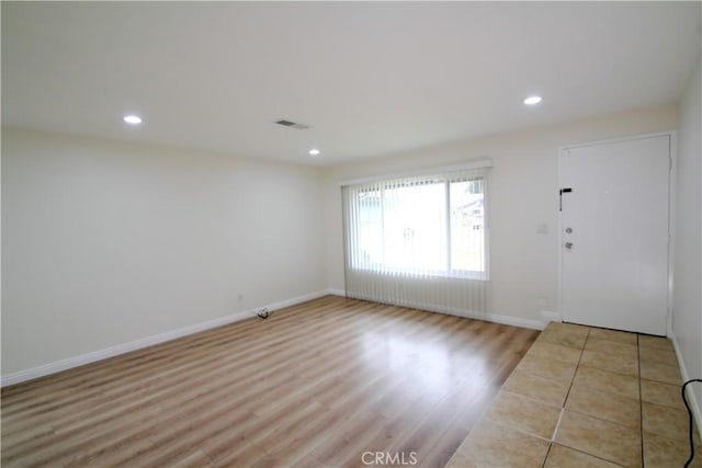 764 E Turmont St, Carson, CA 90746 - foyer entrance featuring light wood-style floors and recessed lighting