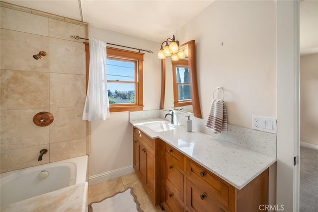 2056 Sierra Way, San Luis Obispo, CA 93401 - bathroom with vanity and shower / washtub combination