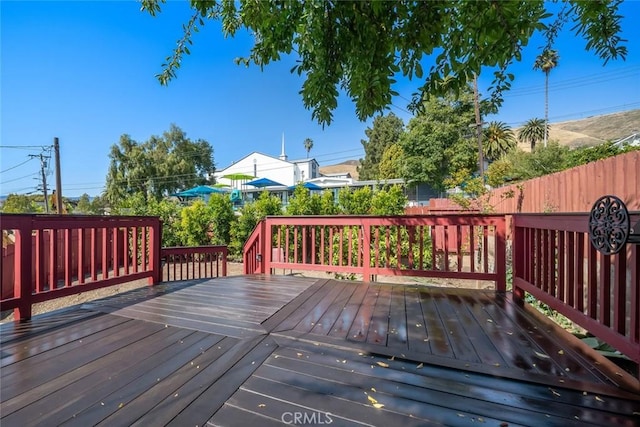 2056 Sierra Way, San Luis Obispo, CA 93401 - view of wooden terrace