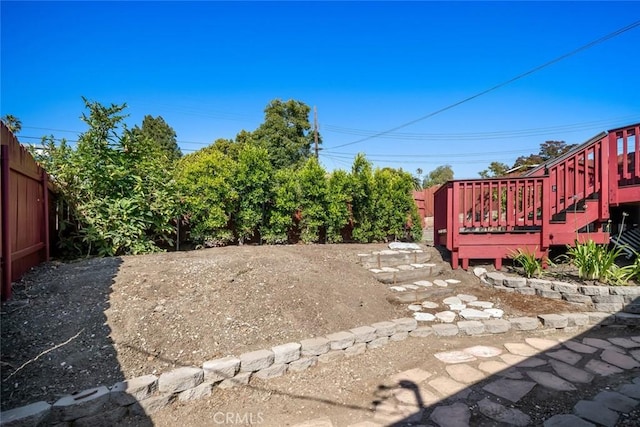 2056 Sierra Way, San Luis Obispo, CA 93401 - view of yard with stairs