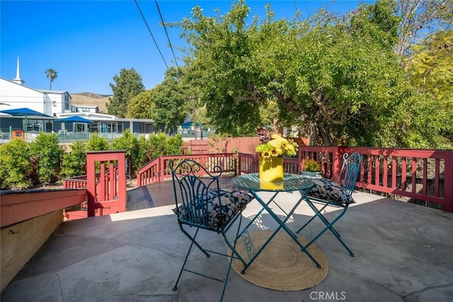 2056 Sierra Way, San Luis Obispo, CA 93401 - view of patio with outdoor dining space