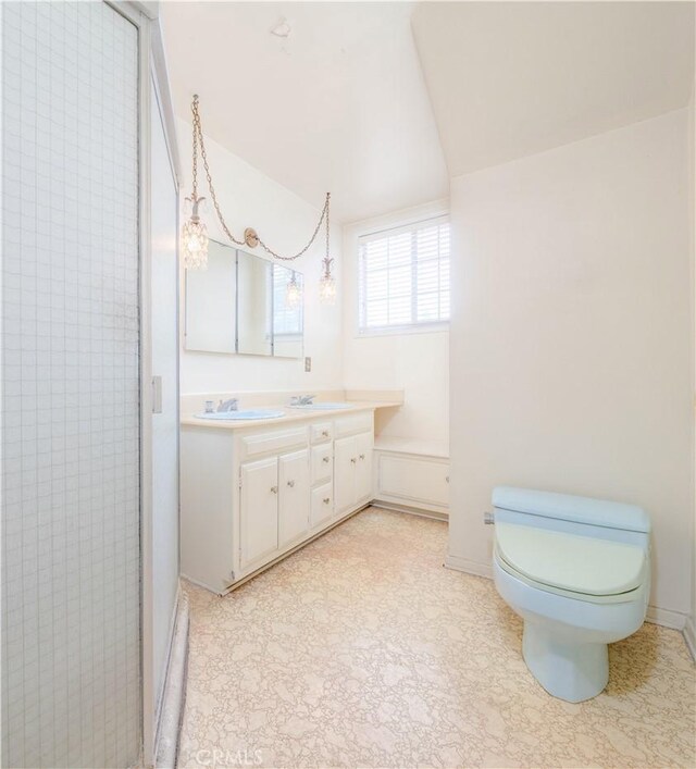5361 Ludlow Ave, Garden Grove, CA 92845 - bathroom with vanity and a shower with shower door
