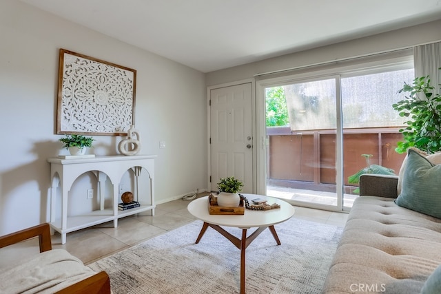 3456 Castle Glen Dr Unit 154, San Diego, CA 92123 - living room featuring tile patterned floors
