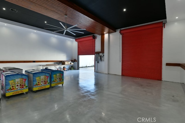 4820 W 142nd St, Hawthorne, CA 90250 - garage featuring a ceiling fan