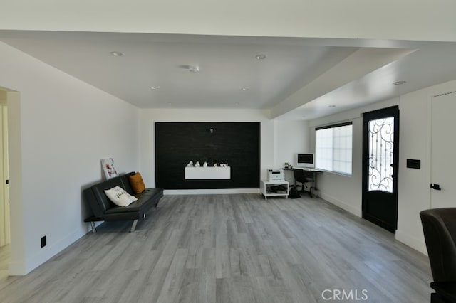 4820 W 142nd St, Hawthorne, CA 90250 - sitting room with light wood finished floors and recessed lighting