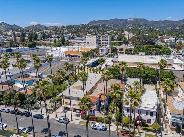 5923 Carlton Way, Los Angeles, CA 90028 - bird's eye view of a mountainous background