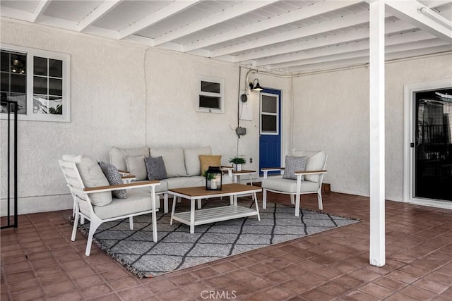 229 W Hacienda Dr, Corona, CA 92882 - view of patio / terrace with outdoor lounge area