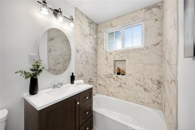 229 W Hacienda Dr, Corona, CA 92882 - full bathroom with vanity and shower / washtub combination