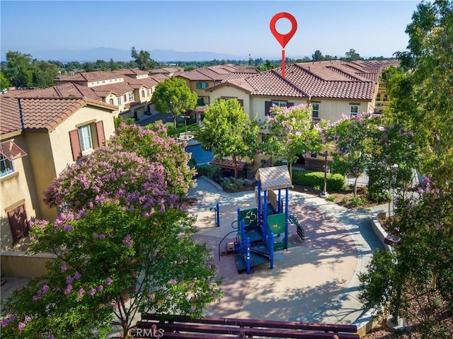 8022 Cresta Bella Rd, Rancho Cucamonga, CA 91730 - surrounding community featuring a residential view and a mountain view