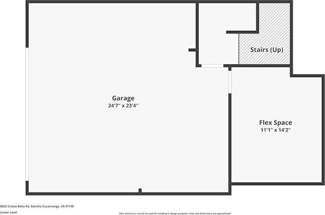 8022 Cresta Bella Rd, Rancho Cucamonga, CA 91730 - view of floor plan / room layout