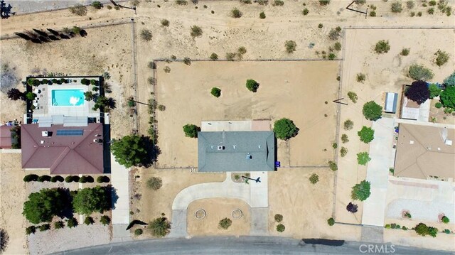 19171 Carlisle Rd, Apple Valley, CA 92307 - drone / aerial view of a desert landscape