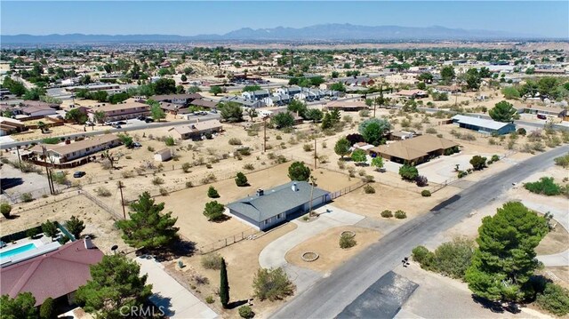 19171 Carlisle Rd, Apple Valley, CA 92307 - aerial view of a mountainous background