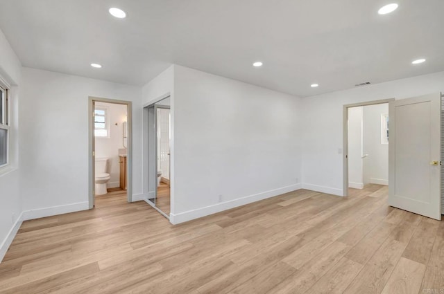 1665 Yale St, Chula Vista, CA 91913 - spare room with light wood-type flooring and recessed lighting