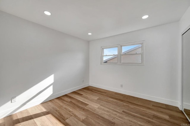 1665 Yale St, Chula Vista, CA 91913 - spare room with wood finished floors and recessed lighting
