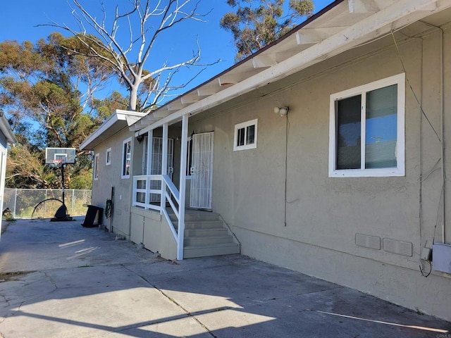 3222 42nd St, San Diego, CA 92105 - view of property exterior with crawl space and stucco siding