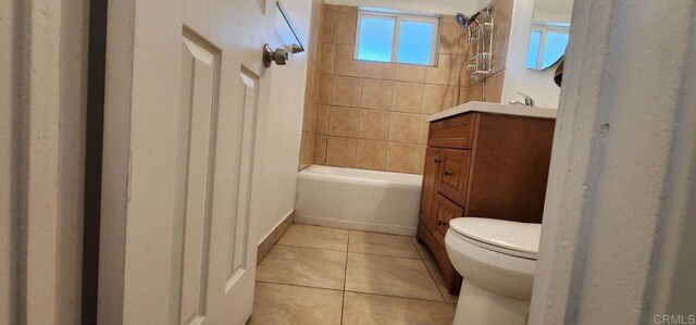 3222 42nd St, San Diego, CA 92105 - full bathroom featuring vanity, tile patterned floors, and tub / shower combination