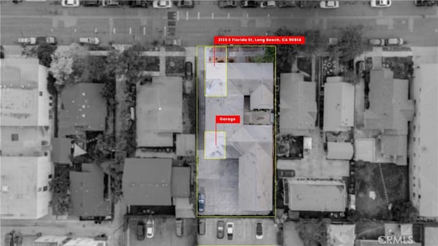 2135 E Florida St Unit 2, Long Beach, CA 90814 - map / location featuring property boundaries highlighted
