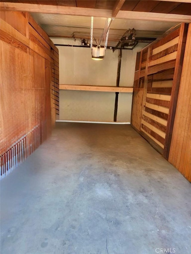 2135 E Florida St Unit 2, Long Beach, CA 90814 - below grade area with wooden walls