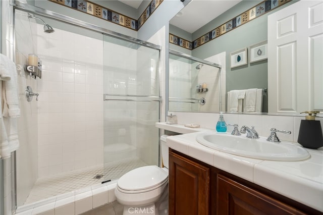 43875 Spiaggia Pl, Indio, CA 92203 - bathroom featuring a stall shower and vanity