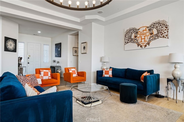 43875 Spiaggia Pl, Indio, CA 92203 - living area with wood finished floors