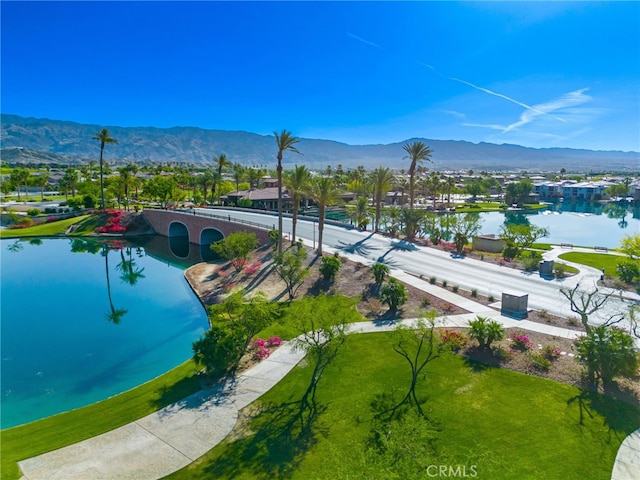 43875 Spiaggia Pl, Indio, CA 92203 - bird's eye view of a water and mountain view