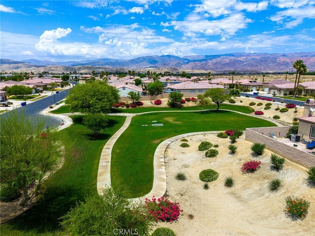 43875 Spiaggia Pl, Indio, CA 92203 - aerial view of residential area with a mountain backdrop