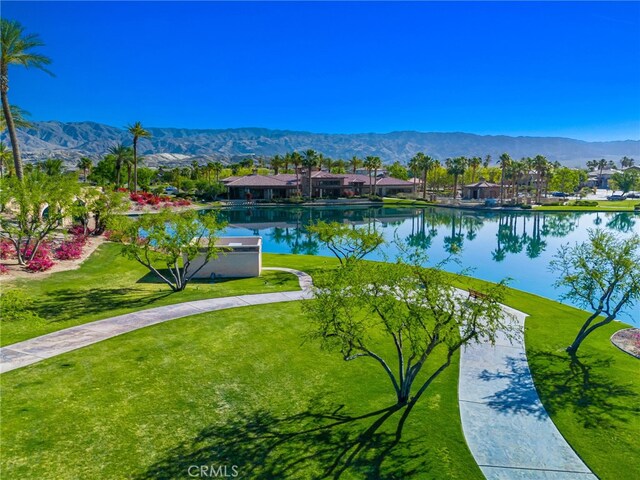 43875 Spiaggia Pl, Indio, CA 92203 - water view with mountains