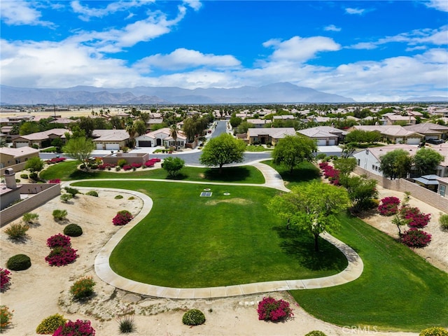 43875 Spiaggia Pl, Indio, CA 92203 - aerial perspective of suburban area featuring a mountain backdrop