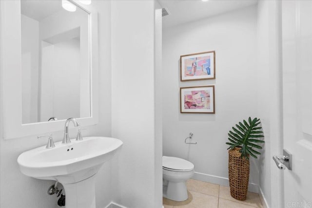 7147 Sitio Bahia, Carlsbad, CA 92009 - bathroom with toilet and tile patterned flooring