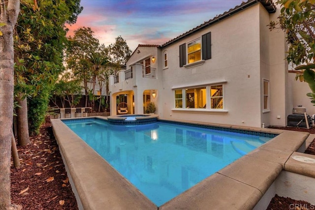 7147 Sitio Bahia, Carlsbad, CA 92009 - view of pool featuring a patio and a pool with connected hot tub