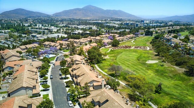 2344 Greenbriar Dr Unit A, Chula Vista, CA 91915 - aerial overview of property's location with a mountainous background and nearby suburban area