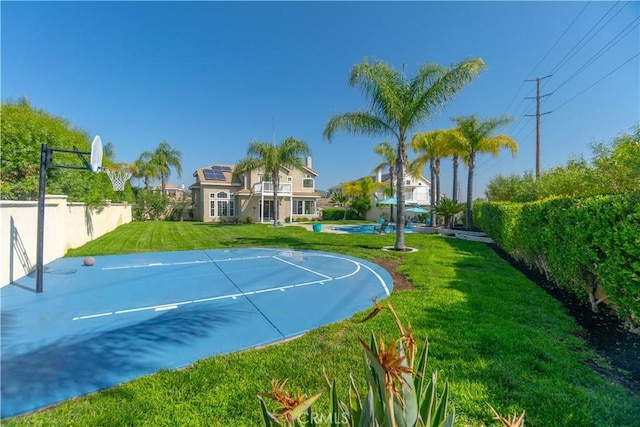 30528 Covecrest Cir, Menifee, CA 92584 - view of sport court with a swimming pool and community basketball court