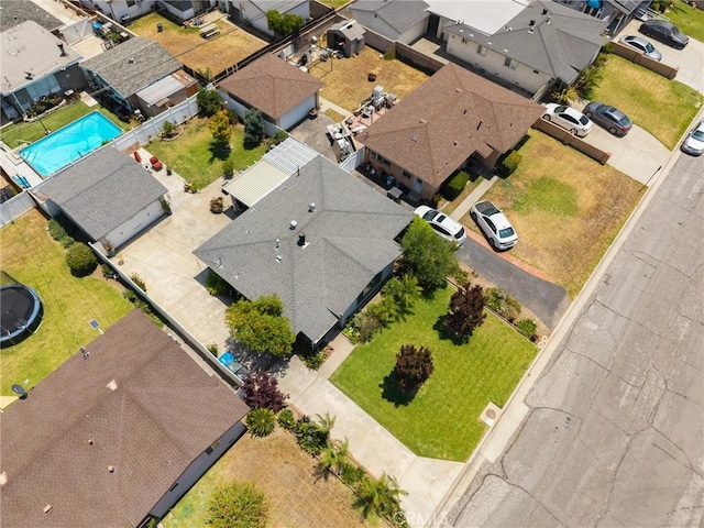 708 S Vecino Dr, Glendora, CA 91740 - aerial view of residential area with a pool area
