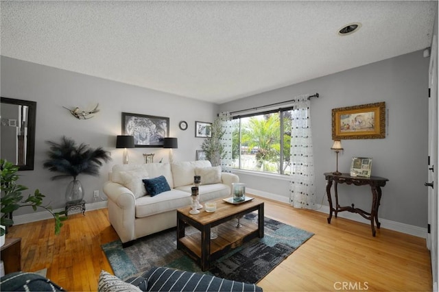 708 S Vecino Dr, Glendora, CA 91740 - living room with a textured ceiling and wood finished floors