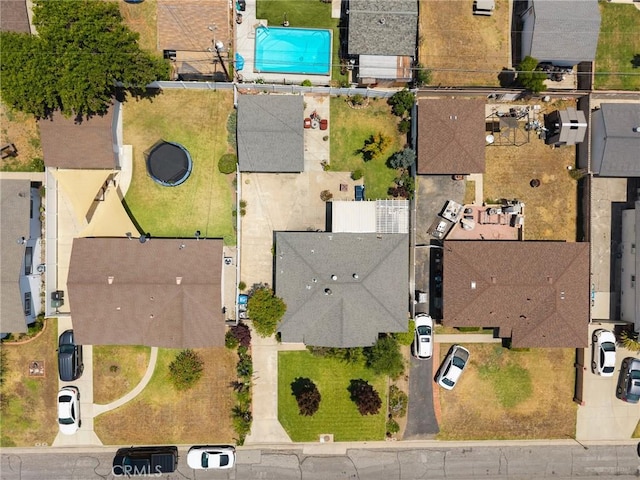708 S Vecino Dr, Glendora, CA 91740 - aerial view of residential area featuring a pool