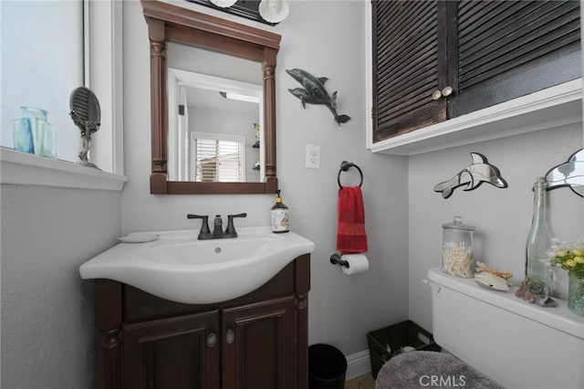 708 S Vecino Dr, Glendora, CA 91740 - half bathroom with vanity and toilet