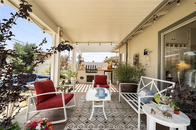 708 S Vecino Dr, Glendora, CA 91740 - view of patio / terrace featuring an outdoor hangout area