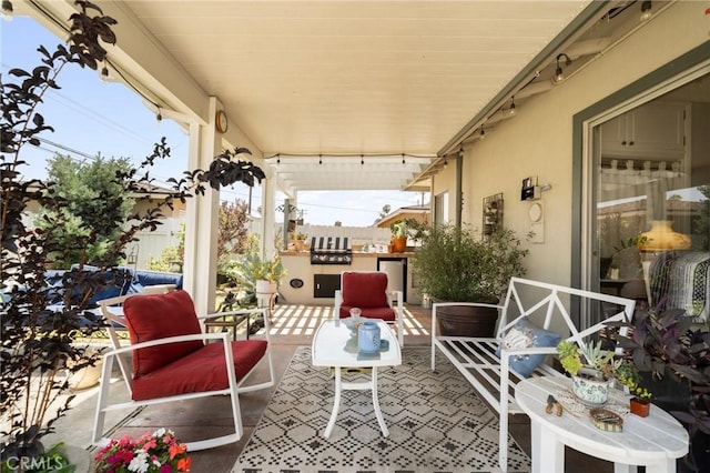 708 S Vecino Dr, Glendora, CA 91740 - view of patio with an outdoor hangout area