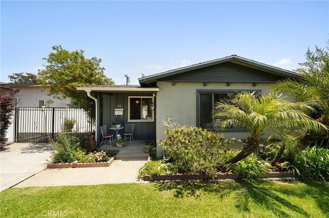 708 S Vecino Dr, Glendora, CA 91740 - view of front of property with stucco siding and covered porch