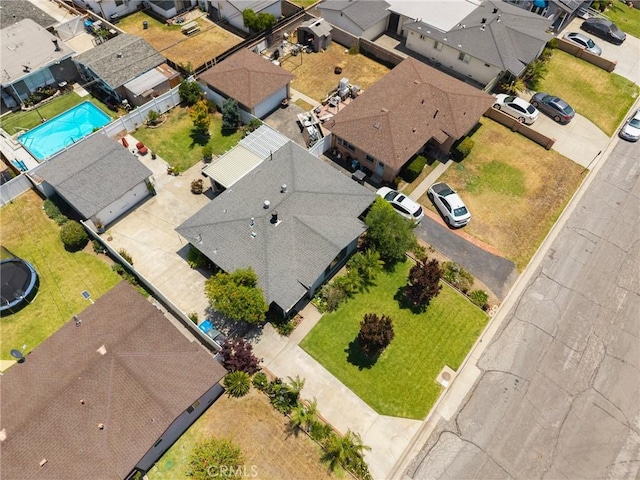 708 S Vecino Dr, Glendora, CA 91740 - aerial view of residential area with a pool