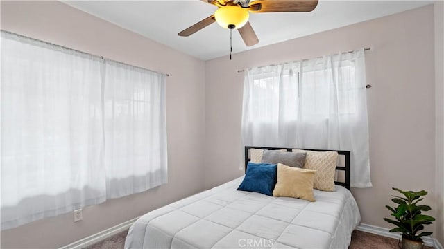 4348 Lima St, Los Angeles, CA 90011 - carpeted bedroom with baseboards and ceiling fan