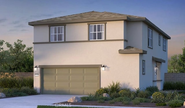 29159 Victoria Beach Blvd, Winchester, CA 92596 - view of front facade featuring an attached garage, driveway, and stucco siding