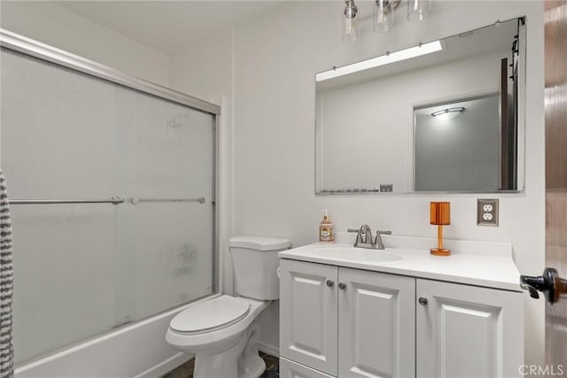 2427 Ceanothus Ave, Chico, CA 95926 - full bathroom featuring vanity and shower / bath combination with glass door