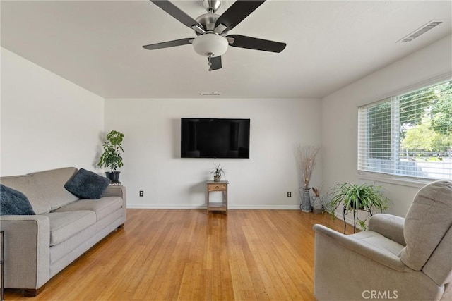 2427 Ceanothus Ave, Chico, CA 95926 - living area featuring light wood-style flooring and a ceiling fan