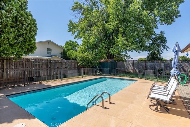2427 Ceanothus Ave, Chico, CA 95926 - view of pool featuring a fenced backyard and a patio area