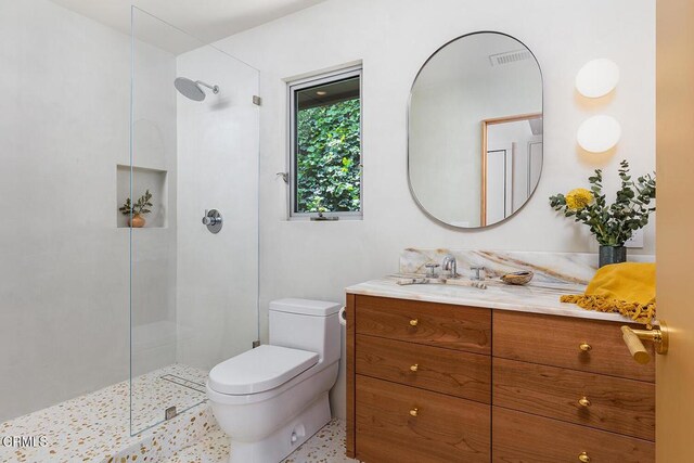 808 Inverness Dr, La Canada Flintridge, CA 91011 - bathroom with vanity and walk in shower
