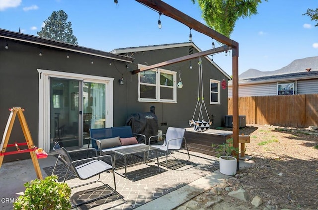 310 N Fulton St, Ojai, CA 93023 - view of patio with an outdoor living space and grilling area