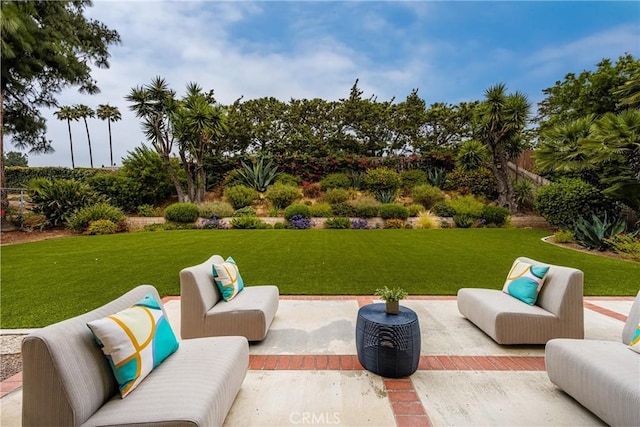 19795 Futura Dr, Yorba Linda, CA 92886 - view of patio with outdoor lounge area
