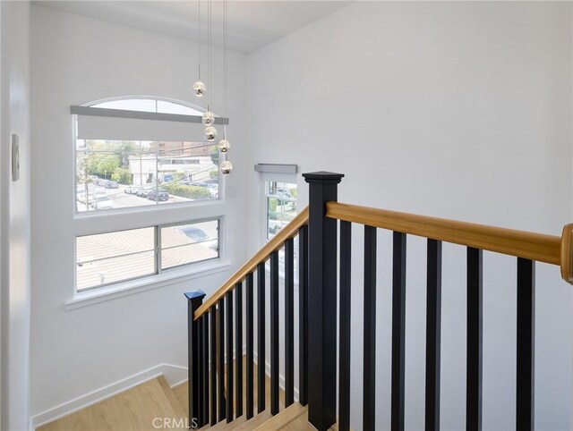 22477 Kent, Torrance, CA 90505 - stairway with wood finished floors and baseboards