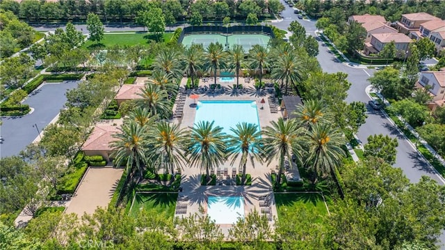 89 Overbrook, Irvine, CA 92620 - aerial view of property's location featuring a pool